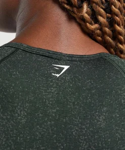 Adapt Fleck Seamless Crop Top