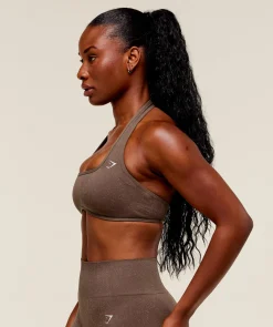 Adapt Fleck x Whitney Halterneck Sports Bra