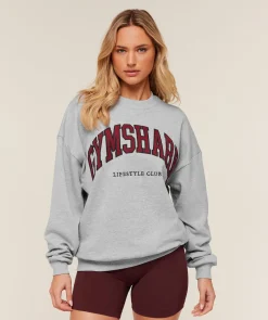 Collegiate Graphic Crew Neck Pullover