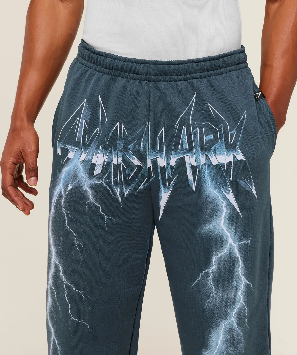 Eagle Band Style Graphic Straight Leg Pants
