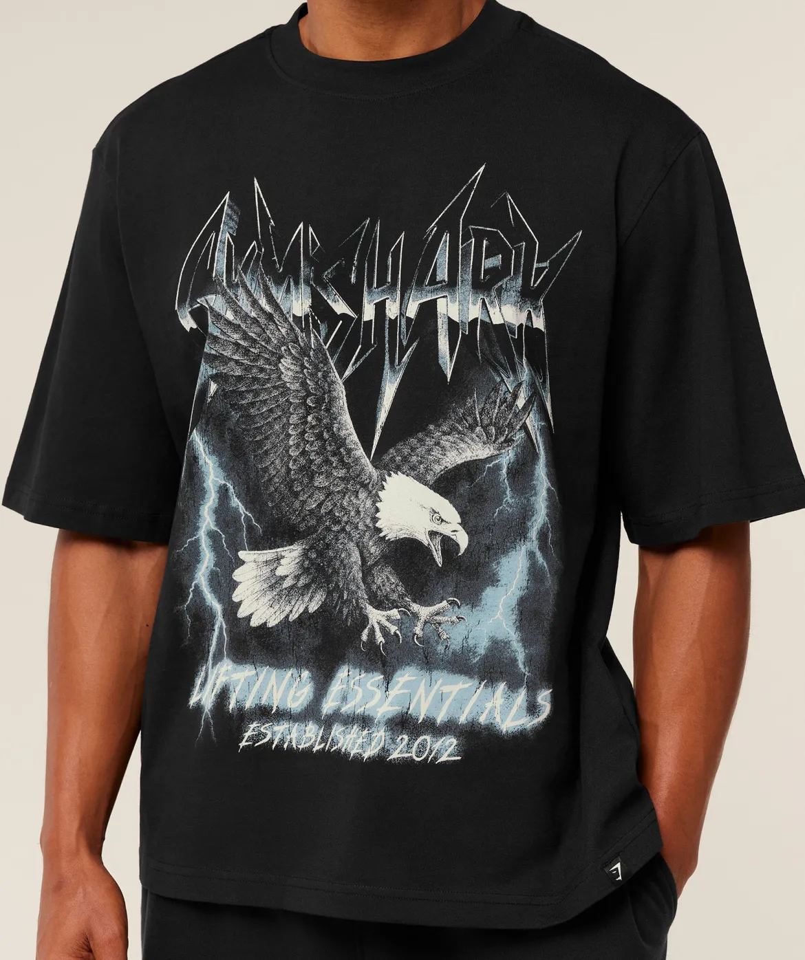 Eagle Band Style Graphic T-Shirt
