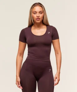 Everyday Seamless Tight Fit Crew Neck Tee