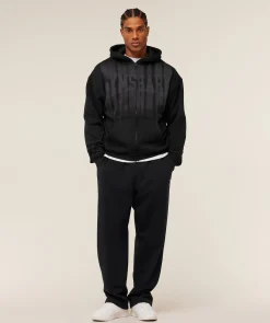 Fade Graphic Zip Through Hoodie