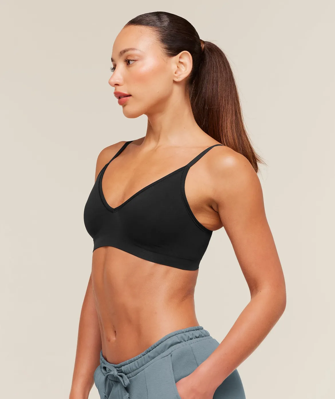 FeatherForm V-Neck Bralette
