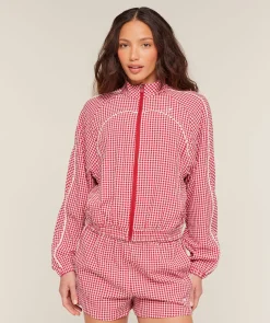 Gingham Track Jacket