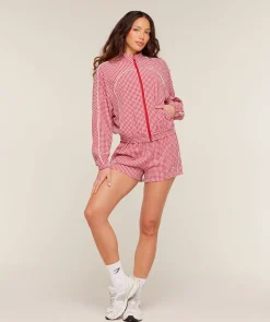 Gingham Track Jacket