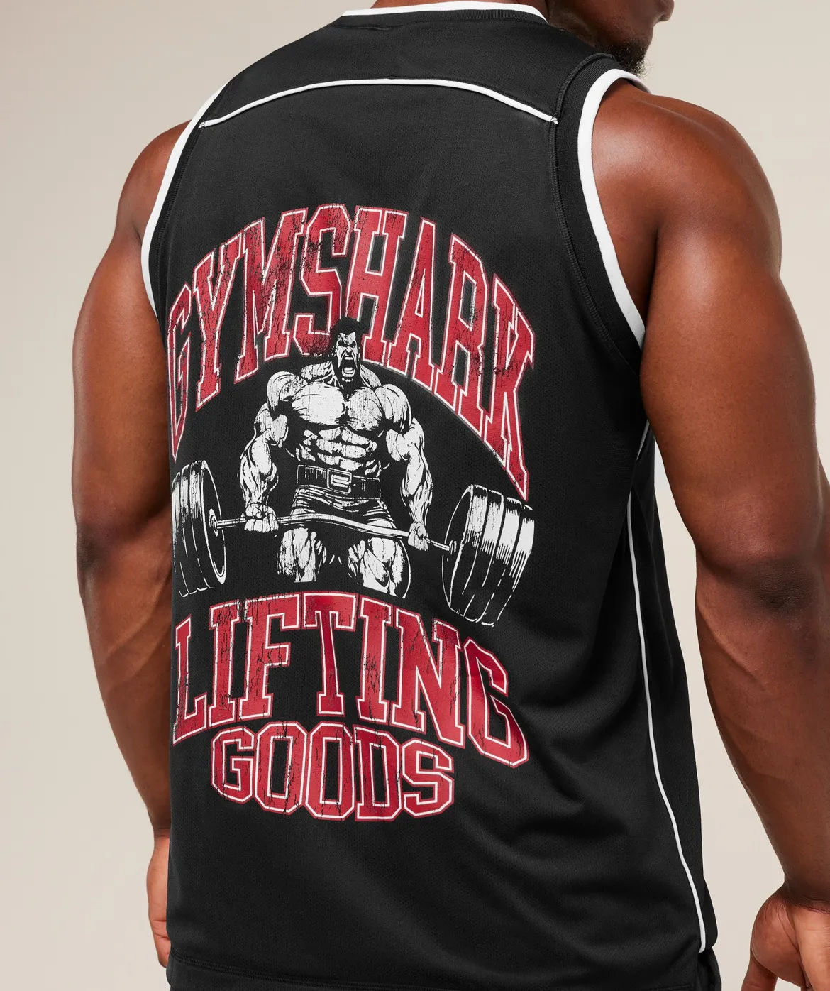 Graphic Basketball Mesh Tank