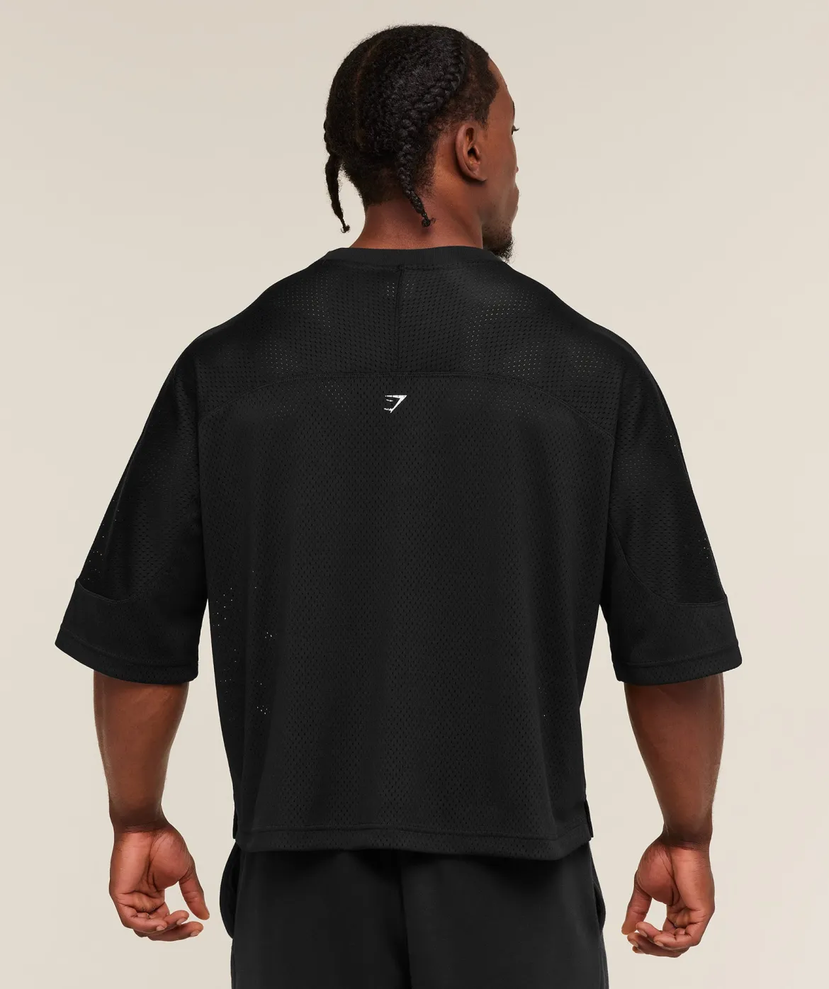 Graphic Mesh Oversized T-Shirt
