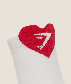 Heart Graphic Midi Socks 3pk