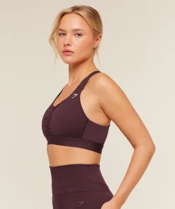 High Support Ruched Sports Bra