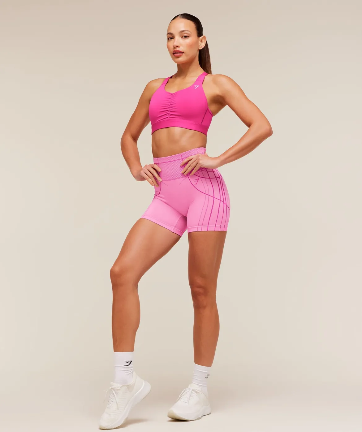 High Support Ruched Sports Bra