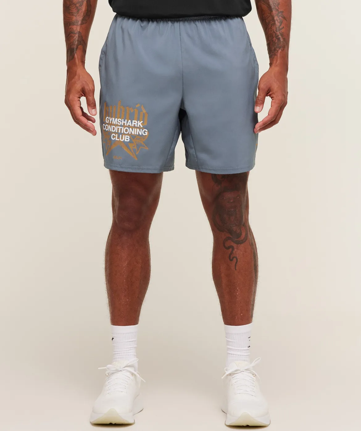 Hybrid Graphic 7" Shorts