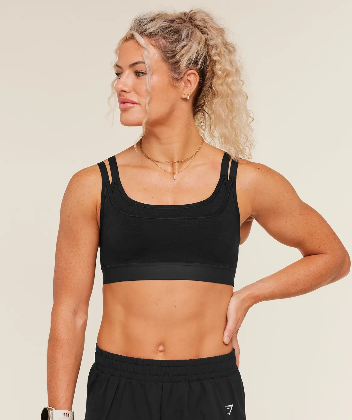Interval Seamless Medium Support Sports Bra