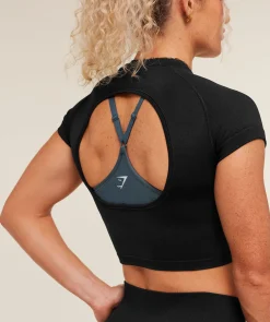 Interval Seamless Short Sleeve Crop Top