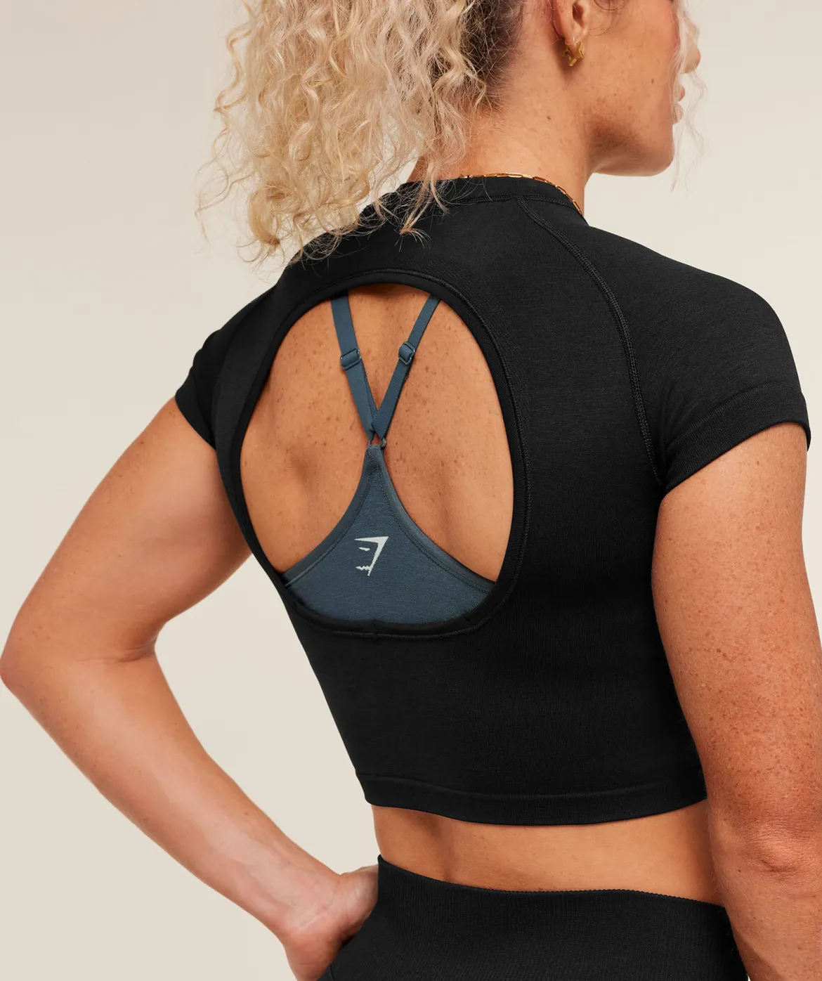 Interval Seamless Short Sleeve Crop Top