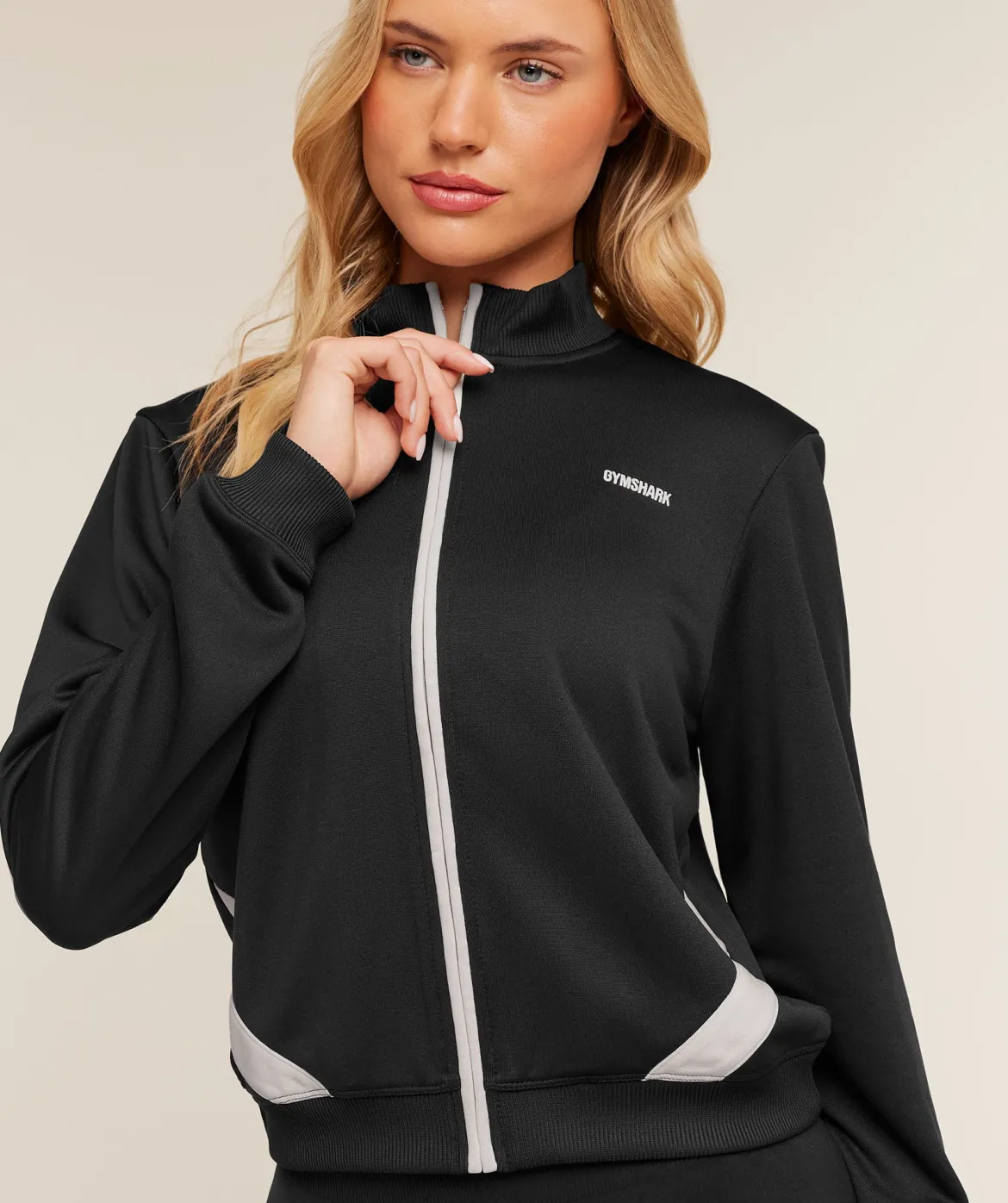 Lightweight Tricot Zip Through Jacket
