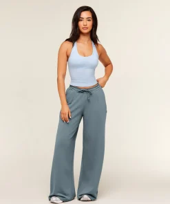 Lightweight Wide Leg Pant Short