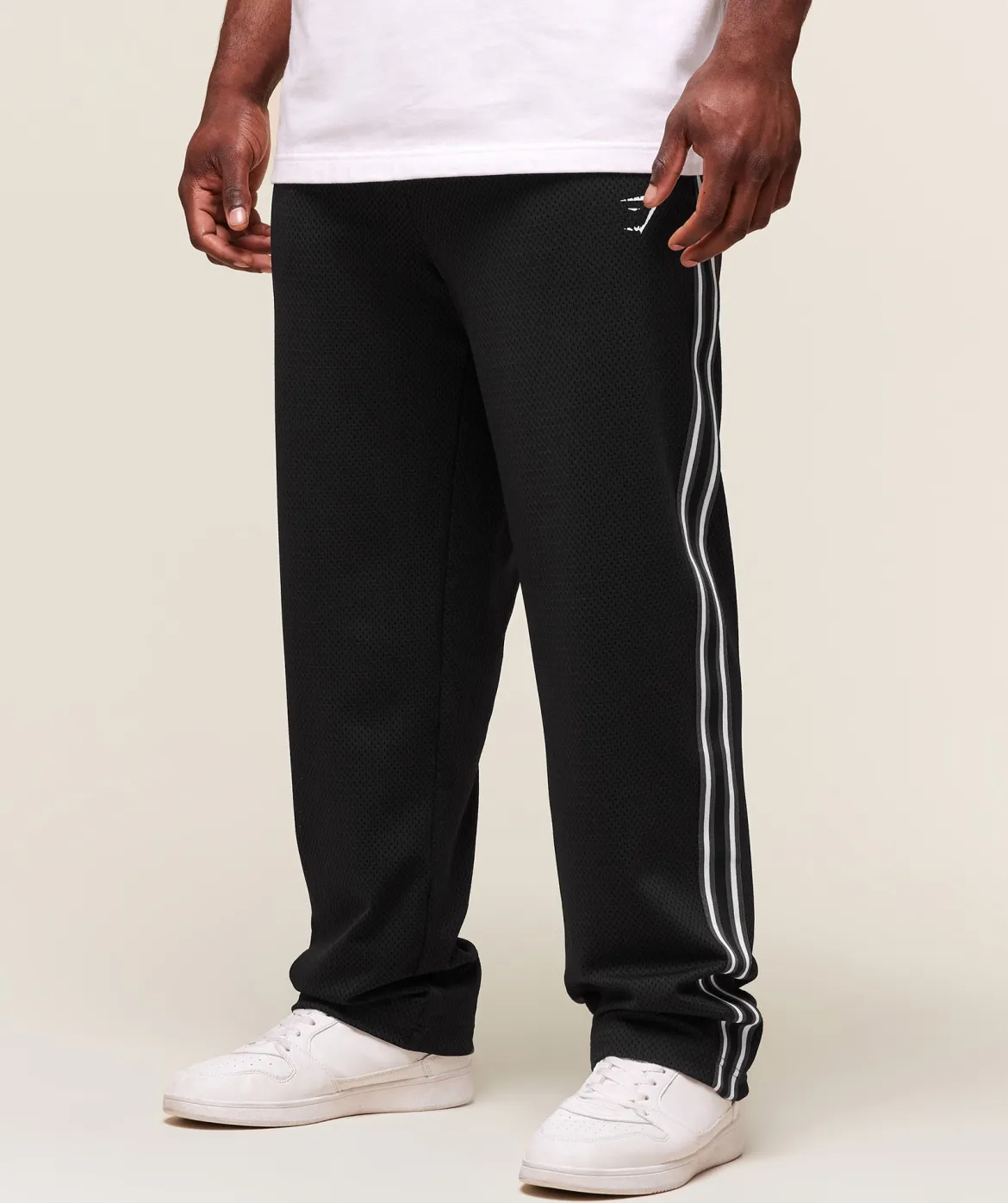 Mesh Straight Leg Pant
