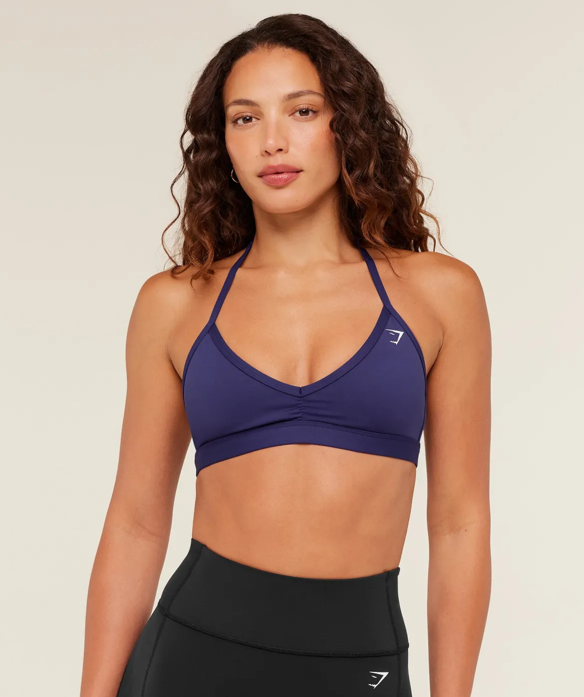 Minimal Halterneck Sports Bra