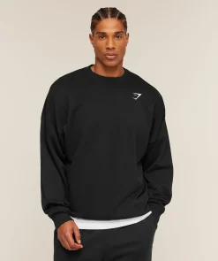 Oversized Crest Crew