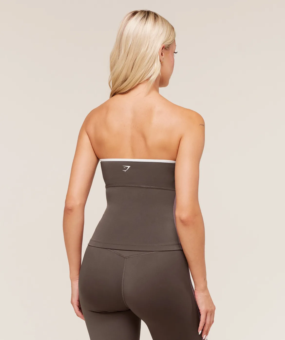 Piping Bandeau With Shelf
