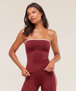 Piping Bandeau With Shelf