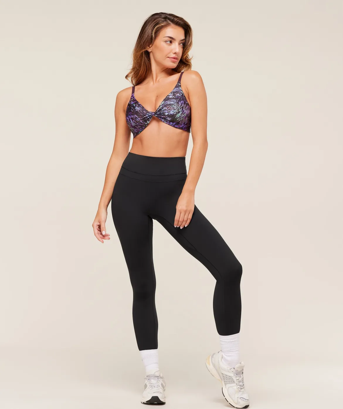 Printed Twist Front Bralette