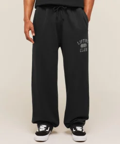 Retro Collegiate Graphic Wide Leg Pants