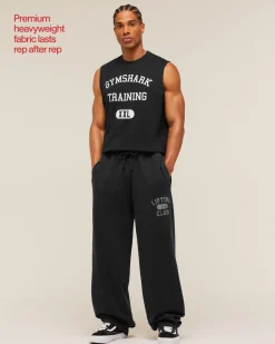 Retro Collegiate Graphic Wide Leg Pants