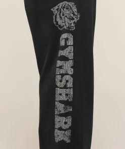 Retro Collegiate Graphic Wide Leg Pants