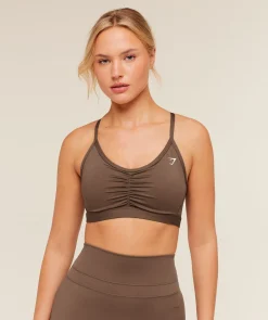 Ruched Sports Bra