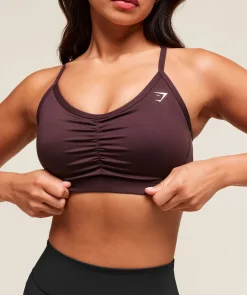 Ruched Sports Bra