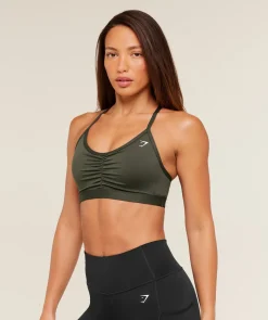 Ruched Sports Bra
