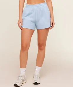 Script Embroidery Shorts