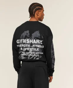 Strength Fitness & Lifestyle Long Sleeve T-Shirt