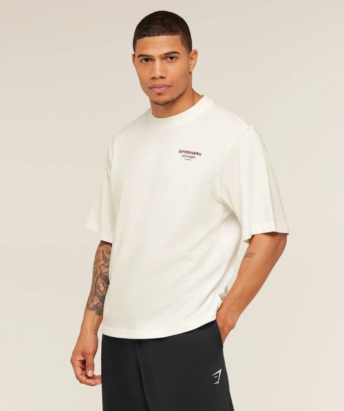 Strength Stars Washed Graphic T-Shirt