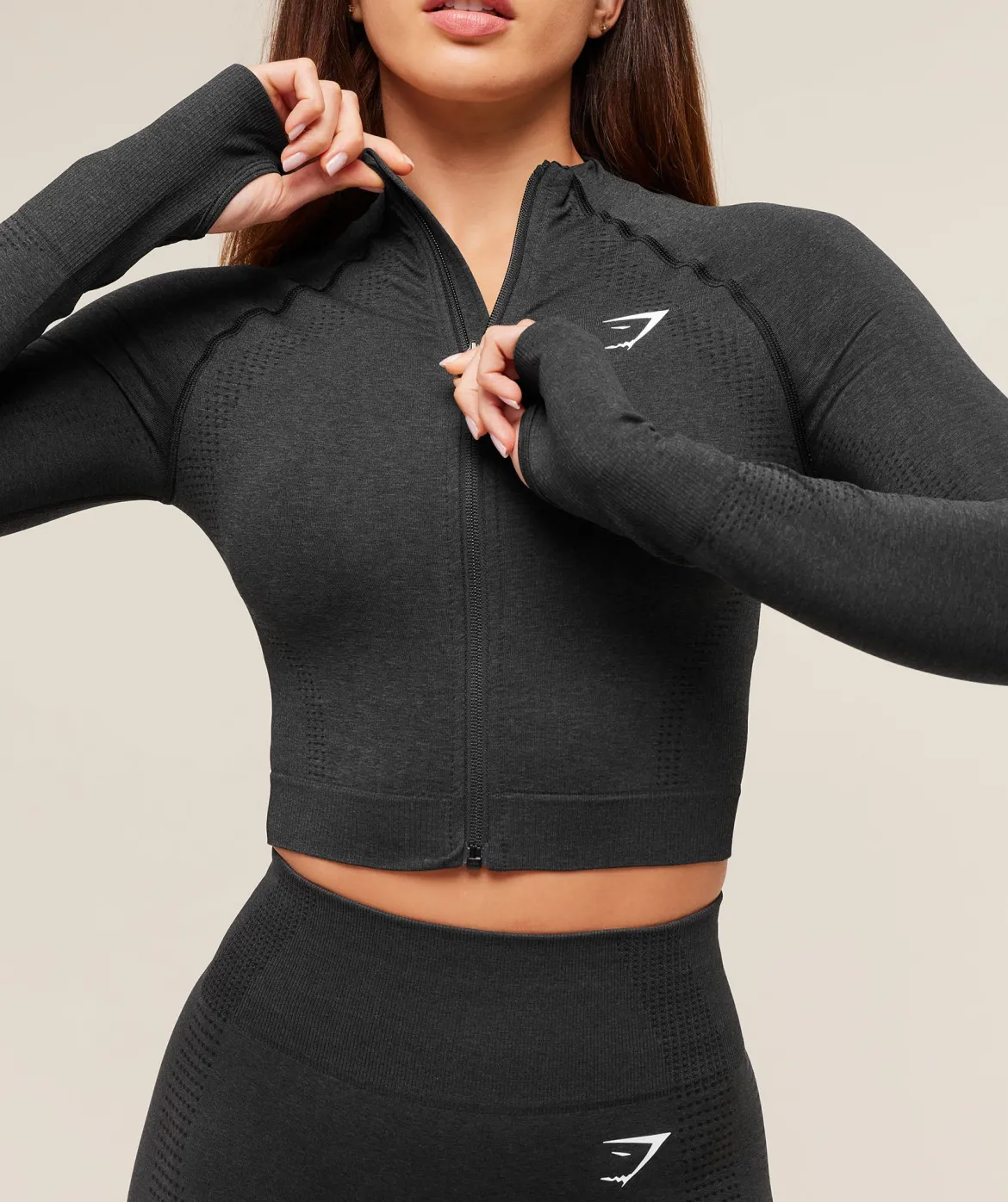 Vital Seamless Midi Zip 2.0 Pullover