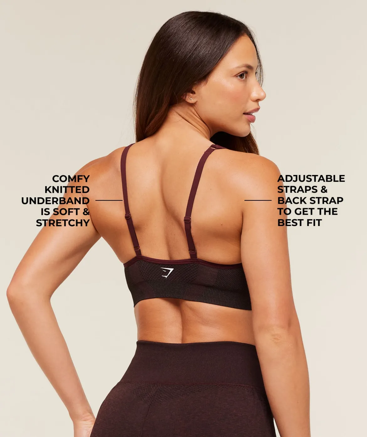Vital V Neck Sports Bra