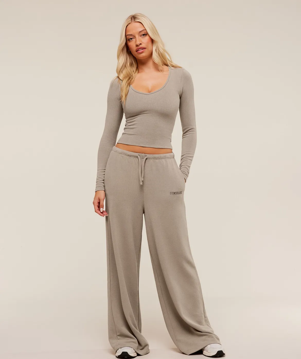 Waffle Long Sleeve Top
