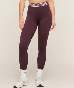 Waistband Logo Leggings