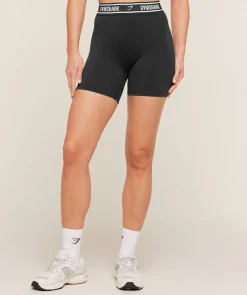 Waistband Logo Shorts