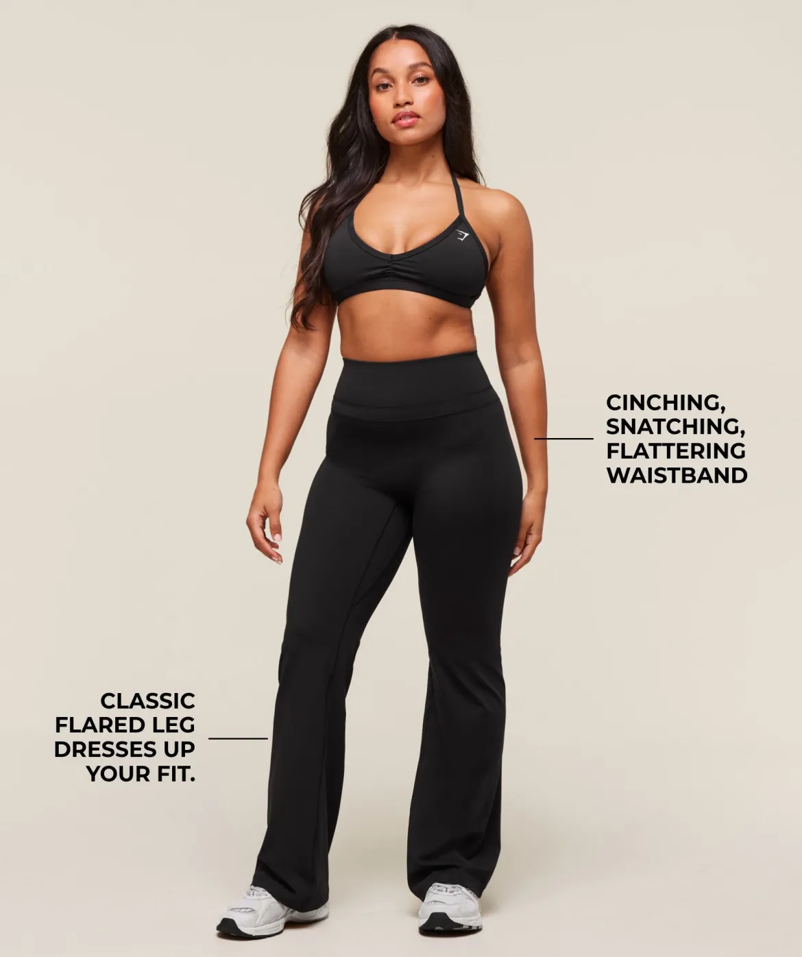 Whitney Short Flared Legging